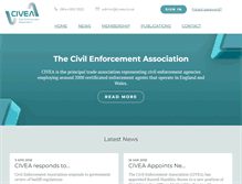 Tablet Screenshot of civea.co.uk
